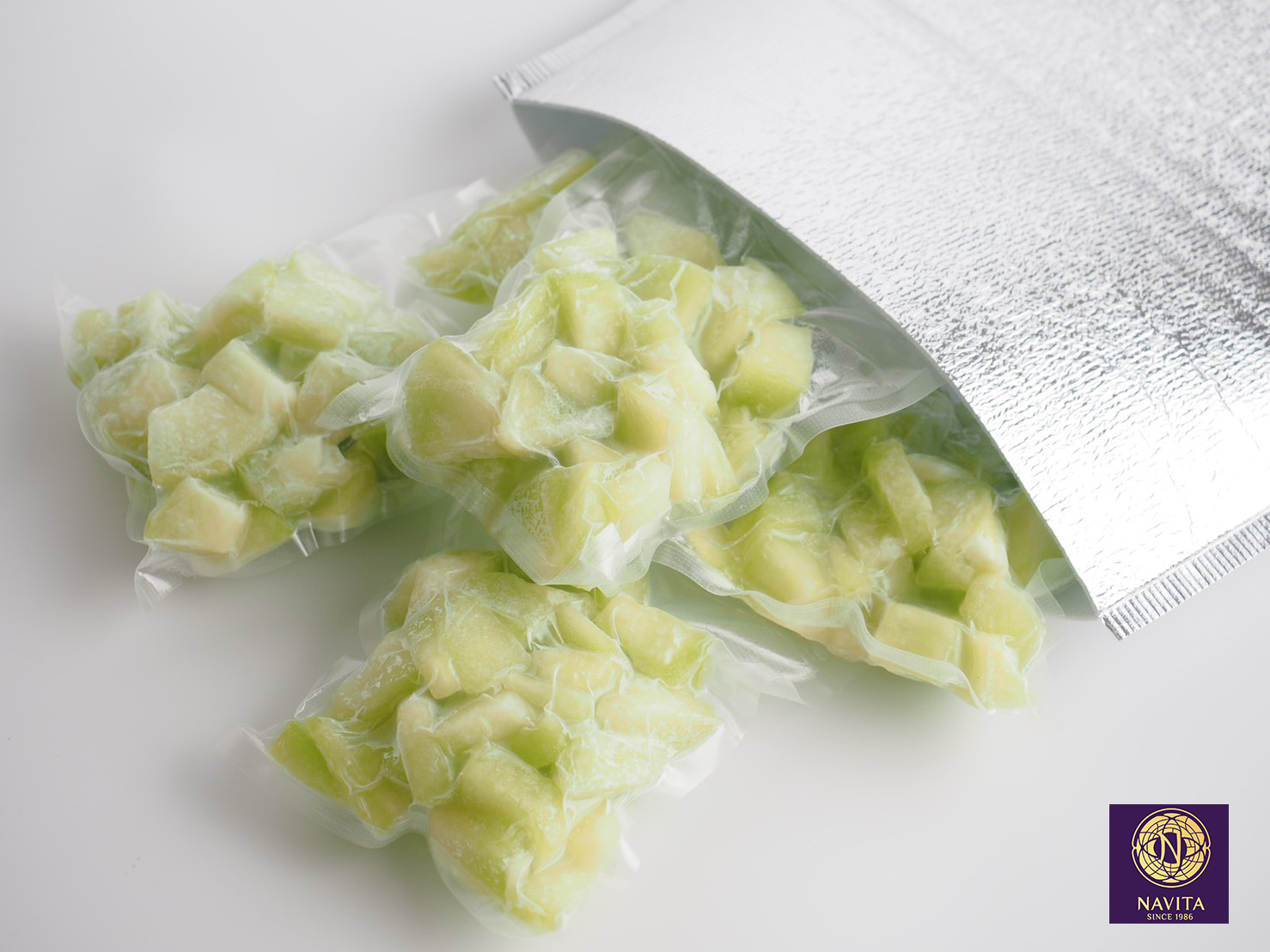 Ready to Deliver! Premium Frozen Melon เนื้อเมล่อนพรีเมี่ยม เนื้อสีส้ม Rocky Melon/ เนื้อสีเขียว Pearl Melon